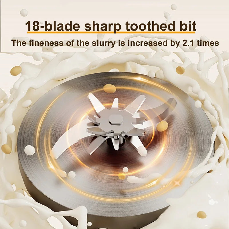 350ml Mini Soy Milk Machine12h Appointment Filter-free Wall Breaking Machine Mixer Portable Electric Juicer Cup Multifunctional
