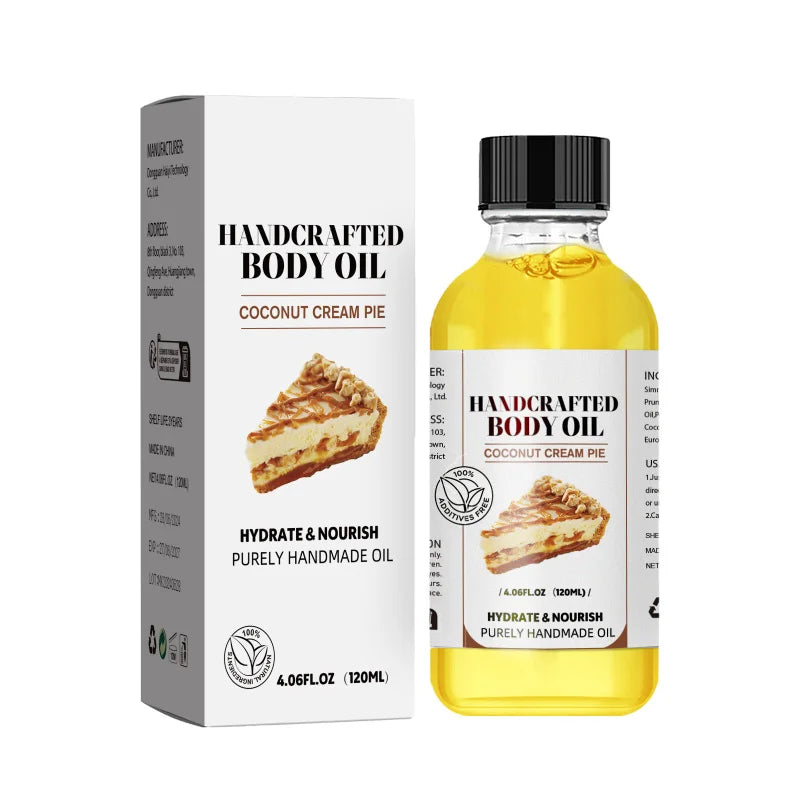 Vanilla Body Massage Oil Improve Moisturizing Relieve Stress Strengthen Essential Oils Nourishing Muscle Relaxing Body SPA Plant