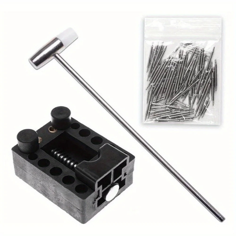 147pcs Watch Repair Kit Chain Stripe Remover Spring Rod Case Opener Professional