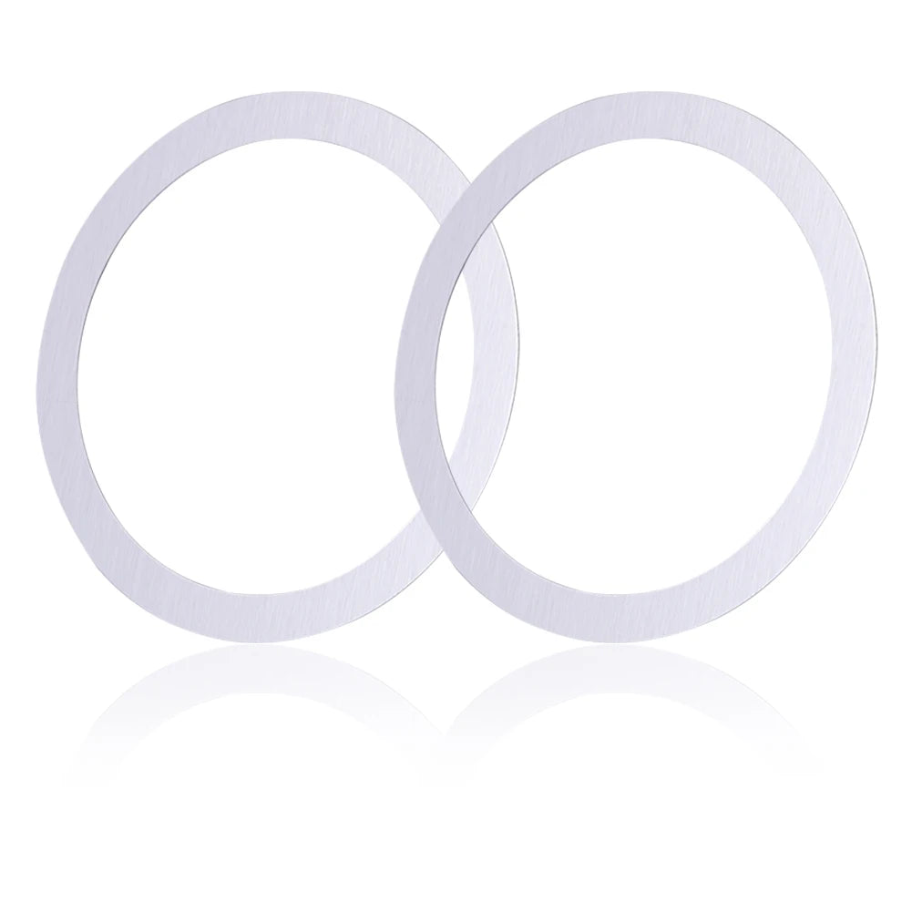 2Pcs Magnet Ring Mount Wireless Charger Sheet Magnetic Ring Holder Mobile Phone Car Holder for Magsafe Smartphone