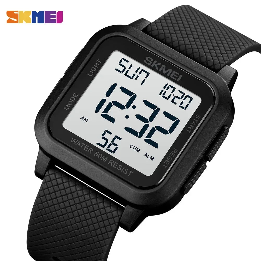 SKMEI 1894 Military Digital Watch for Men Waterproof Mens Electronic Shockproof Sports Wristwatches Countdown 1841 Montre Homme