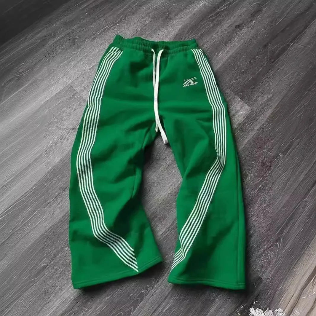 Y2Y Casual Large Size Trousers for Men and Women Trendy All-match Jogging Sports Pants Loose Trendy Street Couple Pants