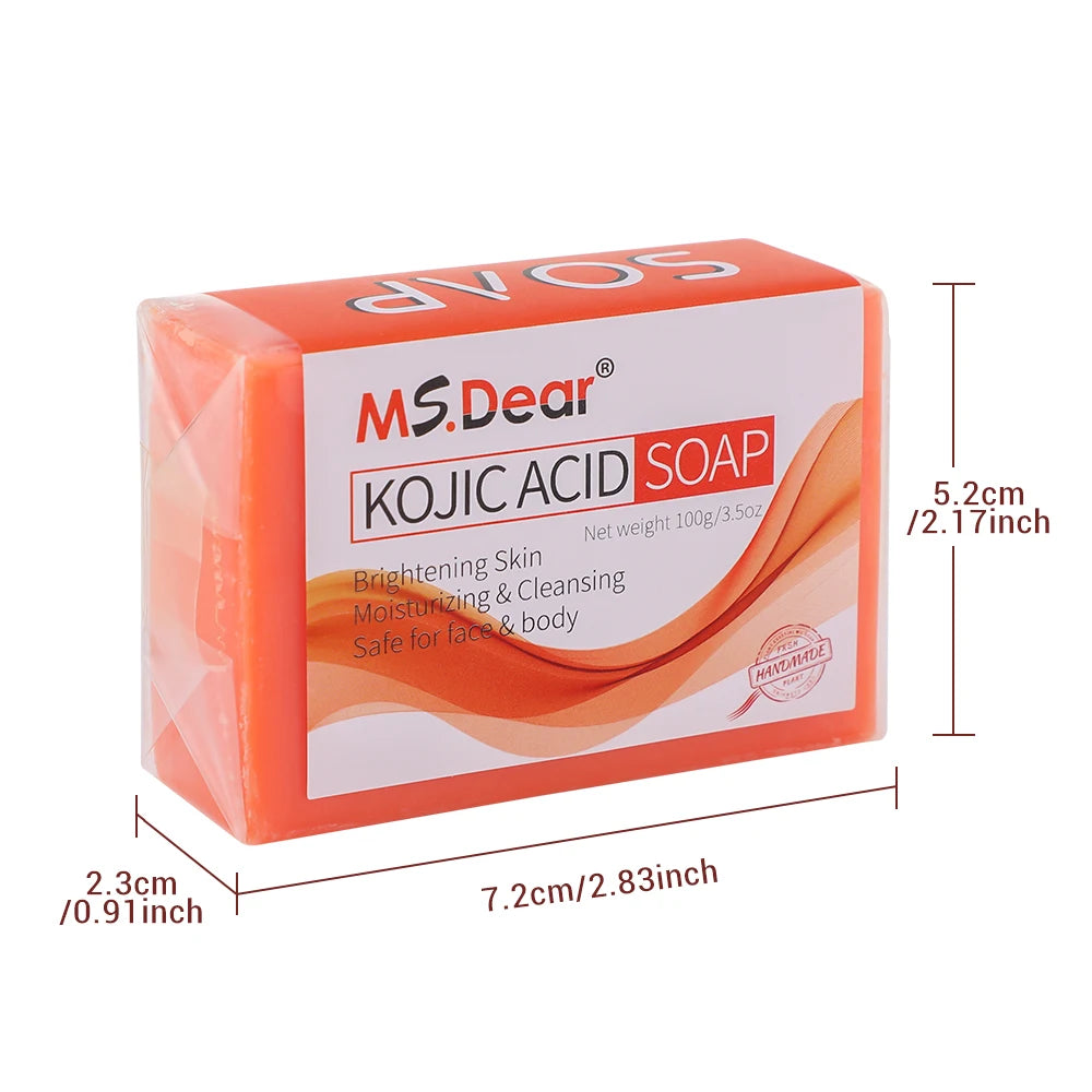 3.5oz Kojic Acid Hand Made Sope Safe Shower and Facial Moisturizing & Cleansing Essential Oil Soap with Glycerol Olive Skin Care