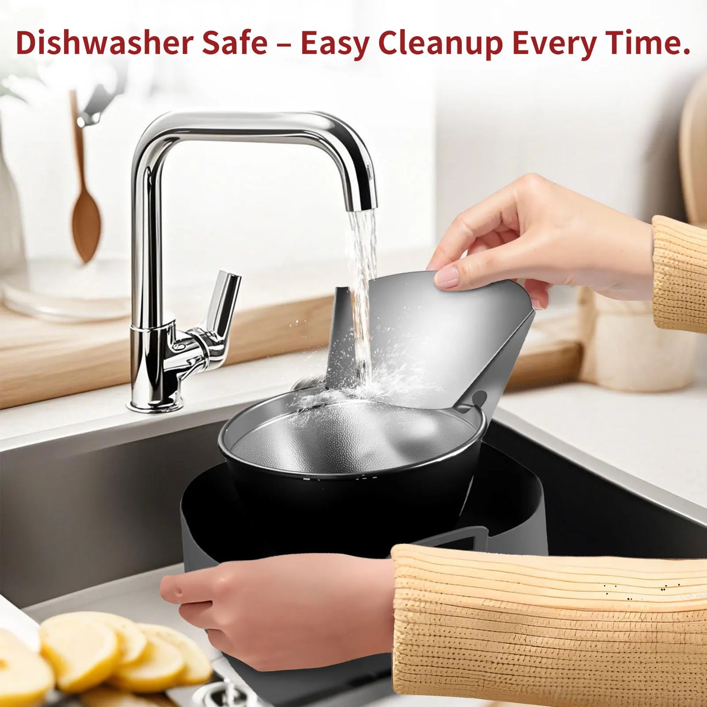 1pc Stainless Steel Tipping Guard for Stand Mixers-Stainless Steel Mixer Bowl Compatible With KITCHENAID TILT-HEAD STAND MIXERS