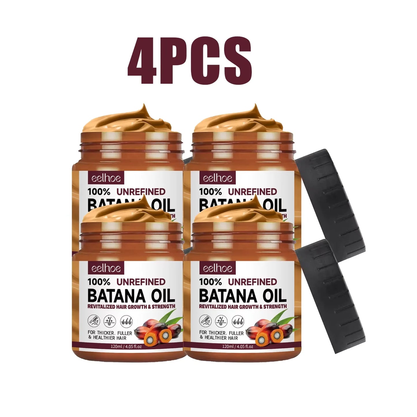 100% Pure Organic Hair Mask Batana Oil Hair Growth Oil Natural Treatment Nourish Reduce Hair Loss Anti-Breakage Hair Products