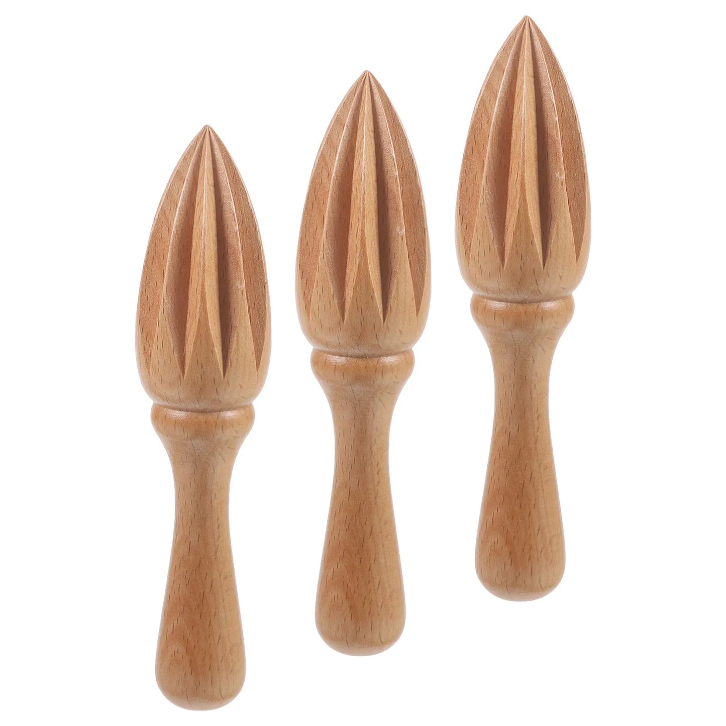 3pcs Wooden Lemon Juicer Natural Handheld Citrus Squeezer Manual Fruit Press For Home Kitchen Drink Prep Portable Manual Lemon