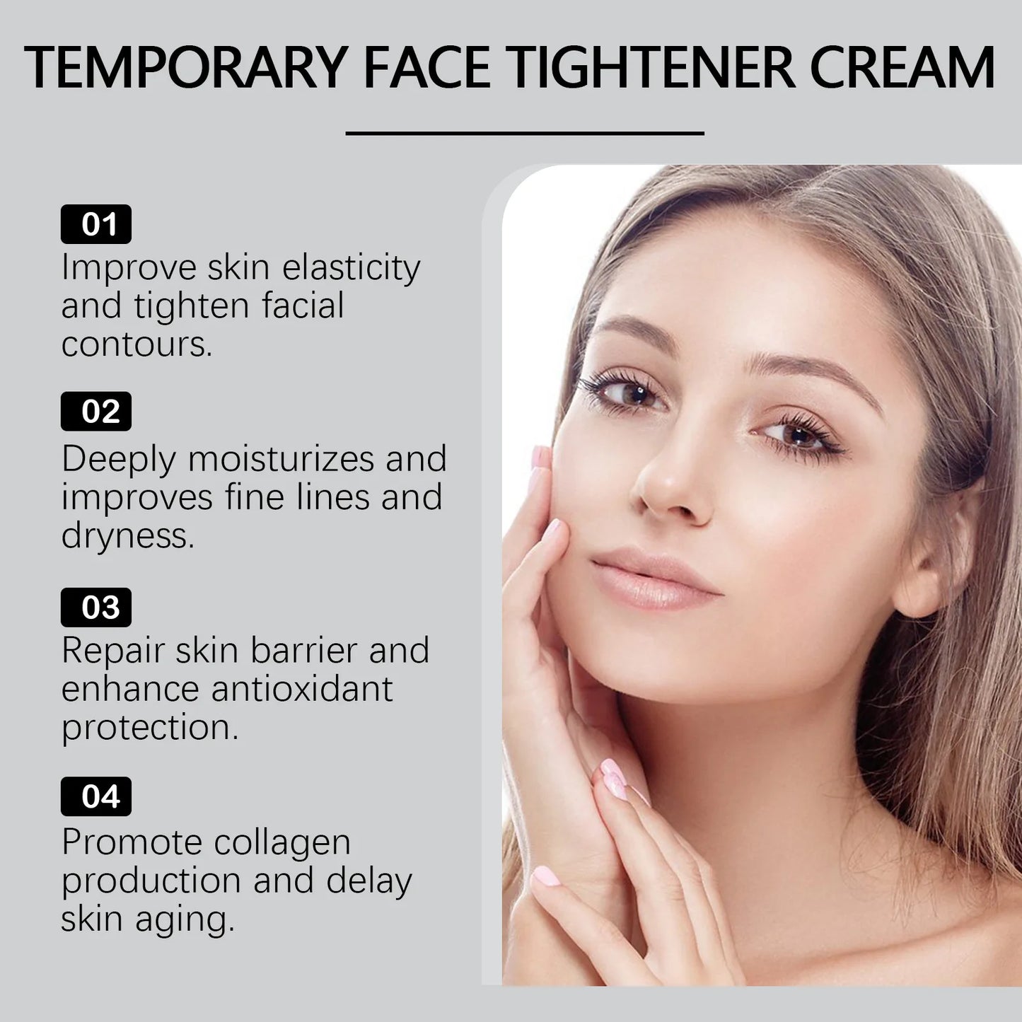 West Month 100g Face Tightening Cream Hydrating Skin Moisturizing Firming Lifting Anti Wrinkles Smooth Fine Lines Facial Cream