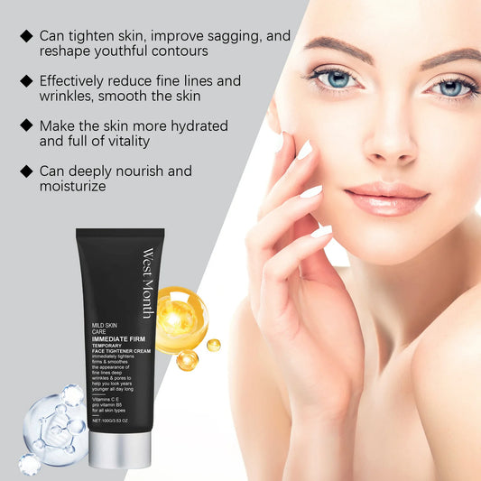 West Month 100g Face Tightening Cream Hydrating Skin Moisturizing Firming Lifting Anti Wrinkles Smooth Fine Lines Facial Cream