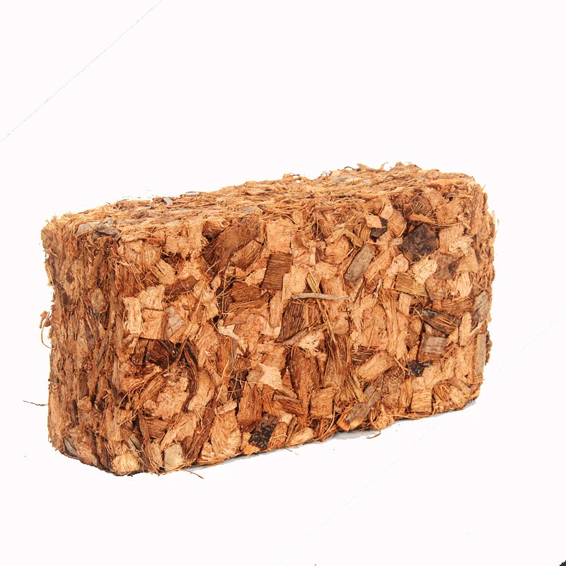 500g Green Natural Plant Coconut Shell Brick Universal Organic Nutrient Soil Coarse Grain Coconut Brick For Garden Vegetables