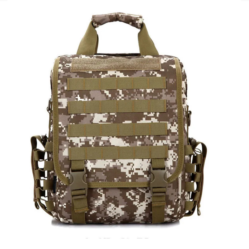Tactical Backpack Men Tablet Laptop Shoulder Bag Camo Molle Handbag Outdoor Travel Business Bags Boy Camping Hiking SchoolBag
