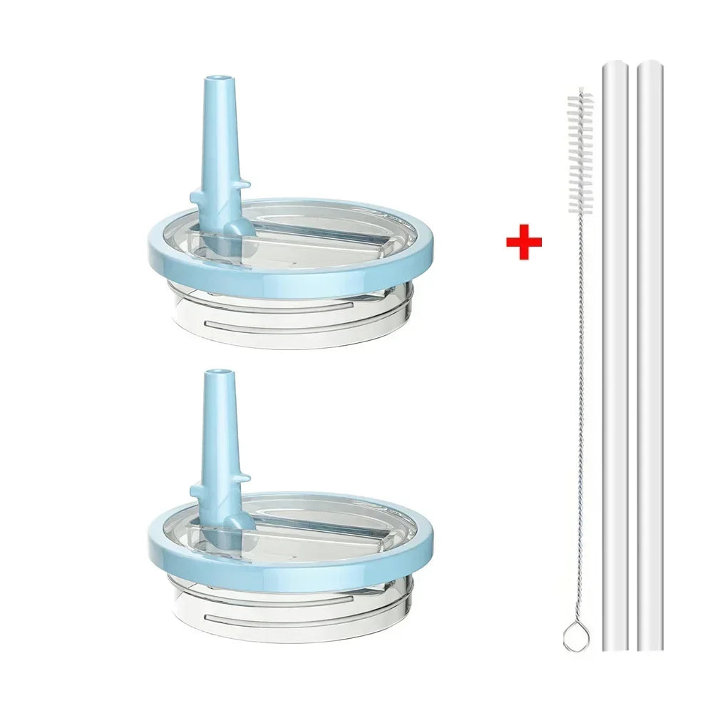 40oz Flip Straw Leak Proof Lid for Stanley H2.0 Quencher ProTour Tumbler Lid Replacement for Stanley Cup Accessories Straw Cover