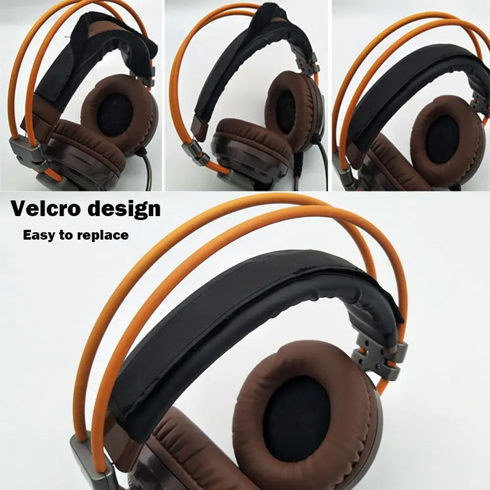 1PC Universal Comfortable Headphone Headband Pad Soft Replacement Headset Pads Premium PU Leather Head Beam Cover