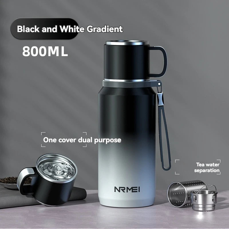 1.5L Thermos water bottle Stainless Steels Vacuum Flask Hot Coffee tea Water Heat Preservation Bottles Cold Tumbler drinkware