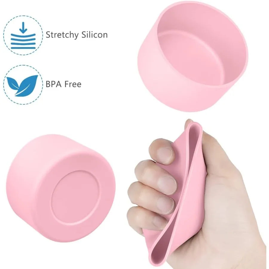 2Pack Silicone Boot for Stanley 40 oz Tumbler AntiSlip Cup Boot Bottom Protector for Stanley Quencher H2.0 40 oz and IceFlow Fl