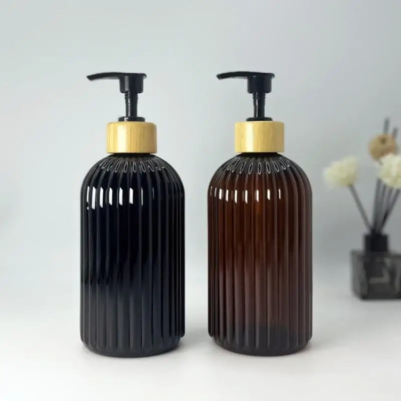 1PCS 500ml Soap Dispenser With Pump Refillable Shampoo Empty Bottle Kitchen Bathroom Hands Body Wash Lotion Container