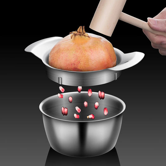Stainless Steel Pomegranate Peeling Tool High Efficient Fruit Deseeder For Kitchen Use