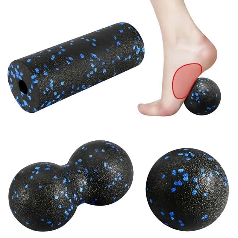 EPP High - Density Multi - Functional Foam Roller & Massage Balls Set for Yoga, Fitness, Post - Workout Muscle Fascia Relief