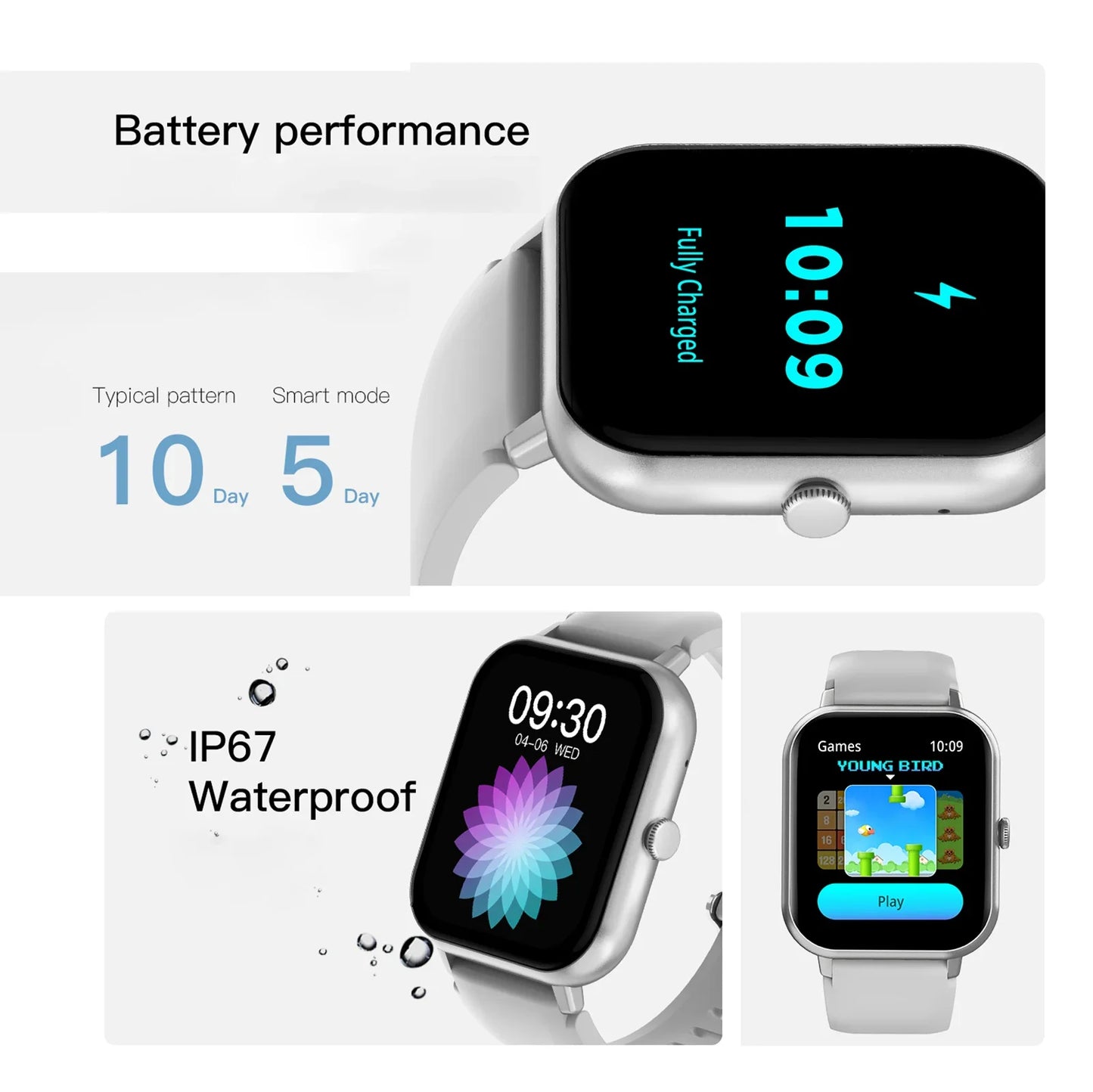 Xiaomi New Digital Smart Watch Heart Monitor Smartwatch 2025 Android Electronic Sports Watches for Man Woman Fitness Trackeri