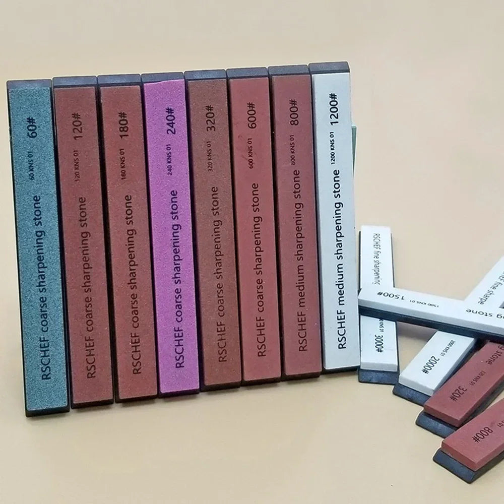 High Mesh Oil Stone Knife Sharpener Water Grinding Stone Kitchen Tool Small Strips for Household Use