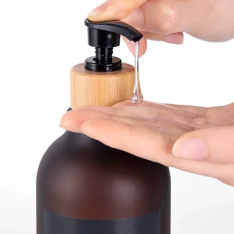 300/500ml Soap Dispenser for Bathroom Large Capacity Shower Shampoo Bottle Refillable Gel Bottle Lotion Liquid Storage Container