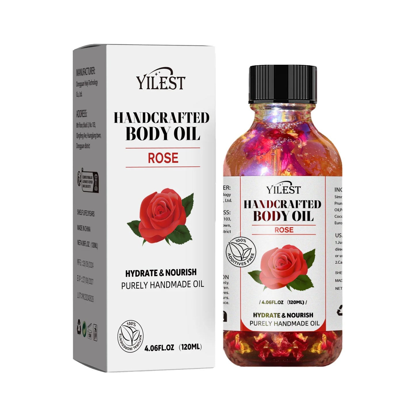 Vanilla Body Massage Oil Improve Moisturizing Relieve Stress Strengthen Essential Oils Nourishing Muscle Relaxing Body SPA Plant