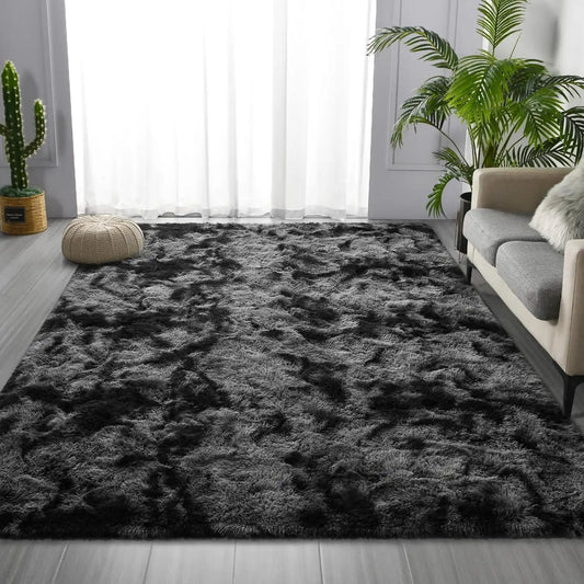 Lochas Super Soft Plush Tie Dye Velvet Rugs for Home Decor Large Size shaggy Rug Fluffy Carpet For Living Room Bedroom Kids Room