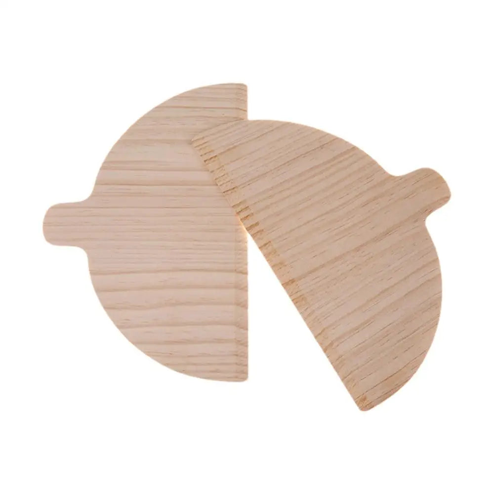 Wood Pizza Peel | Semi-Circular Pizza Board | Set of 2 Pizza Paddle Bread Baking Peel for Pizza Ovens Pizza Transferring Spatula