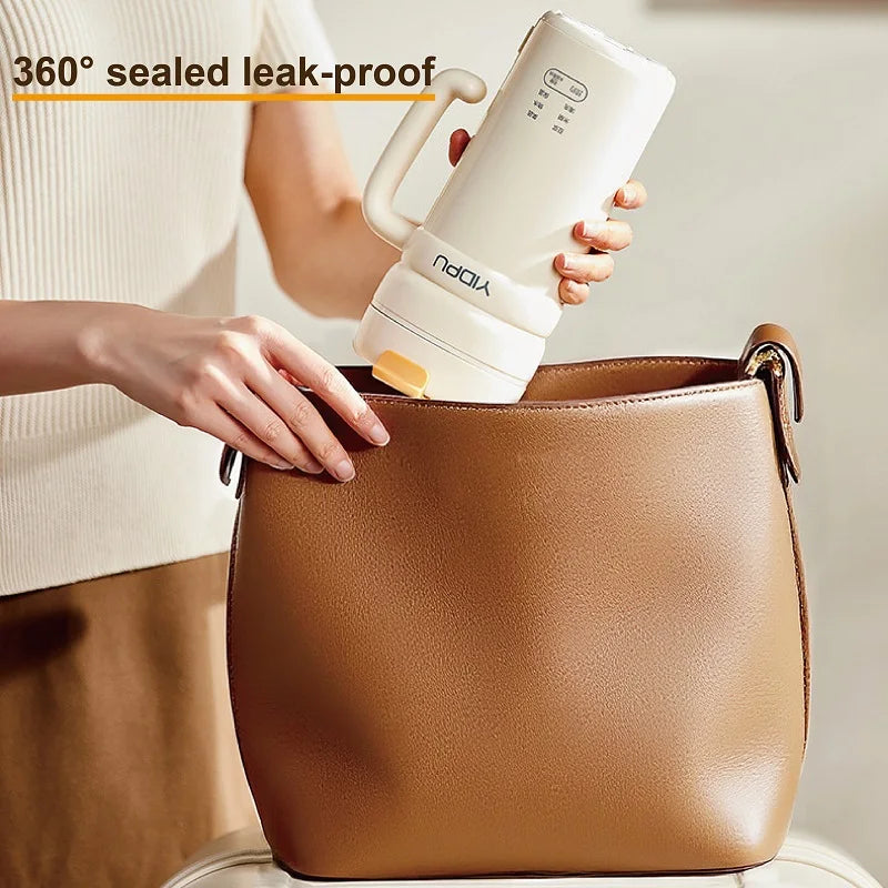 350ml Mini Soy Milk Machine12h Appointment Filter-free Wall Breaking Machine Mixer Portable Electric Juicer Cup Multifunctional