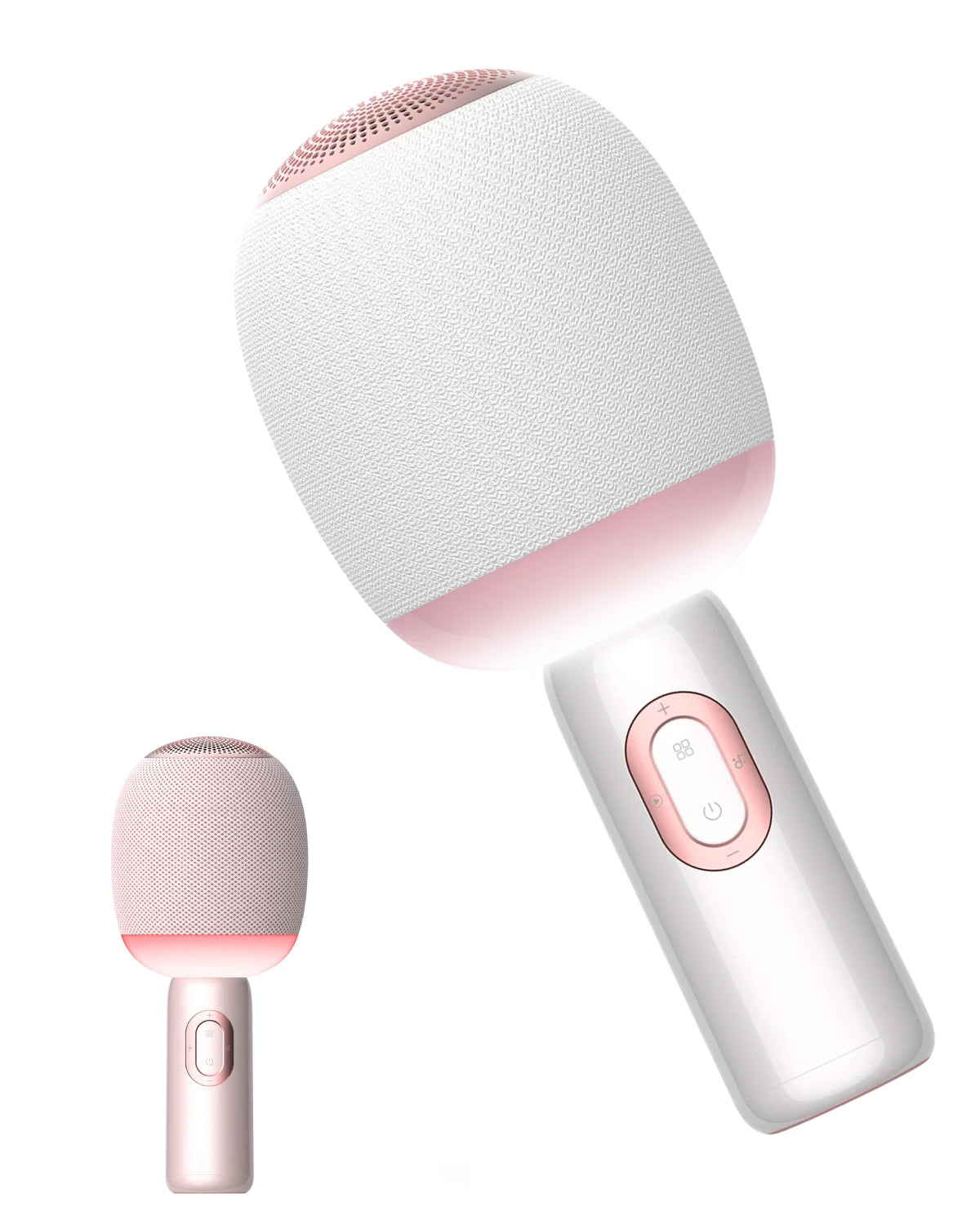 Wireless Bluetooth Karaoke Microphone, 5-in-1 Portable Handheld Mic Speaker with Dynamic Lights, Karaoke Microfono for Car