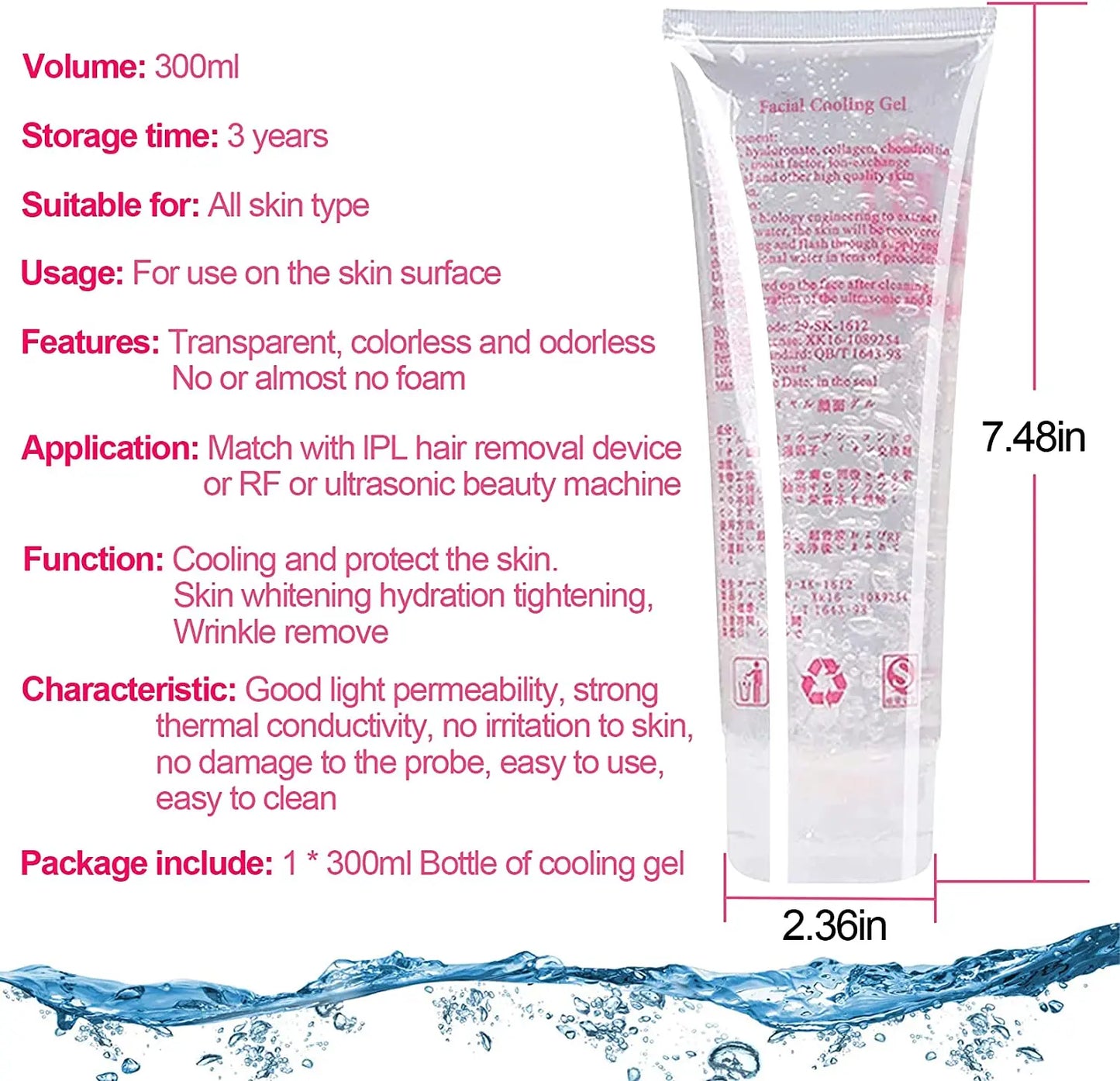 Ultrasound Gel Cavitation RF EMS Body Slimming Massage Weight Loss Cream Ultrasonic Conductive Gel