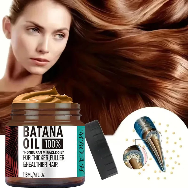 100% Pure Organic Hair Mask Batana Oil Hair Growth Oil Natural Treatment Nourish Reduce Hair Loss Anti-Breakage Hair Products