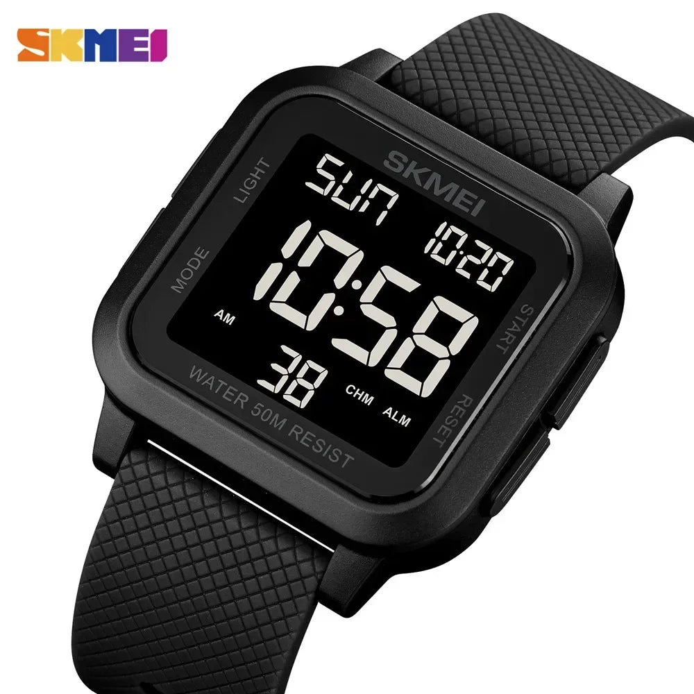 SKMEI 1894 Military Digital Watch for Men Waterproof Mens Electronic Shockproof Sports Wristwatches Countdown 1841 Montre Homme