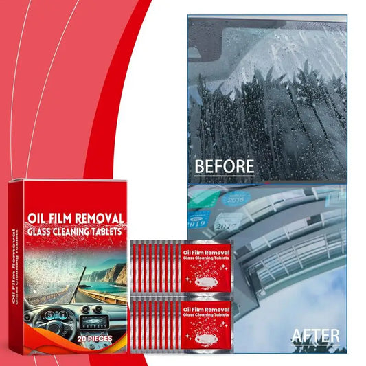 Wiper Fluid Tablets Solid Tablets Oil Film Cleaner Windshield Washer Windshield Washer Concentrated Effervescent Wiper Tablet