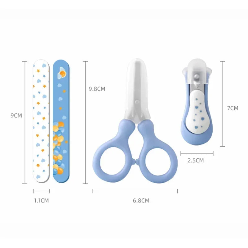 For Kids Nail Clipper Scissors Nail Clippers   Children's Care Tools Storage Set Baby's Nail Clippers Kits baby nail trimmer