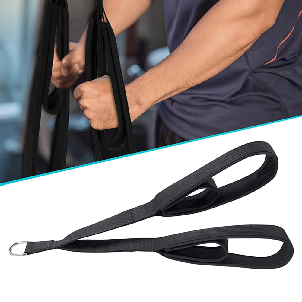 Long Triceps Strap Anti-Slip Muscle Training Tricep Rope Cable Multi-Purpose Tricep Pull Down Rope for Gym Fitness Accessories