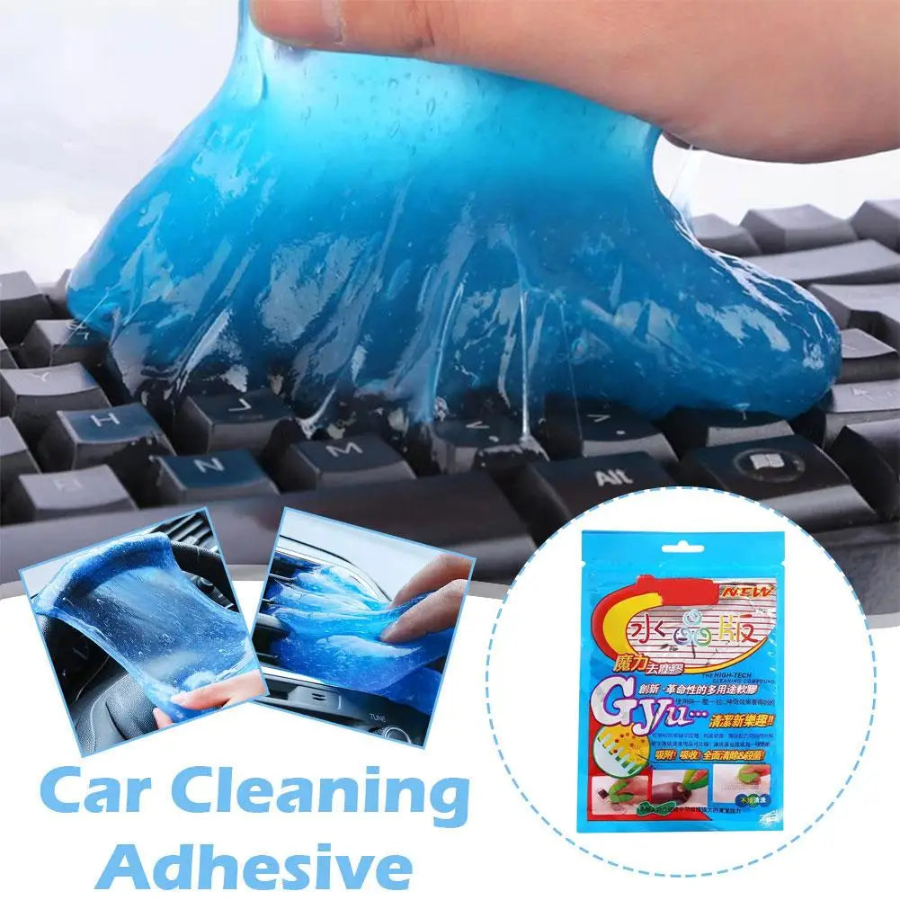 4-colours Car Cleaning Gel Reusable Keyboard Cleaner Vent Cleaner Slime Dust Dirt Removal Multiuse Air Gel Automobile Tool D3B4