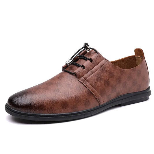 Soft Sole Business Casual Shoes for Men Solid Color Light Fashion Loafers Male Spring Autumn Designer Leather Shoes Man