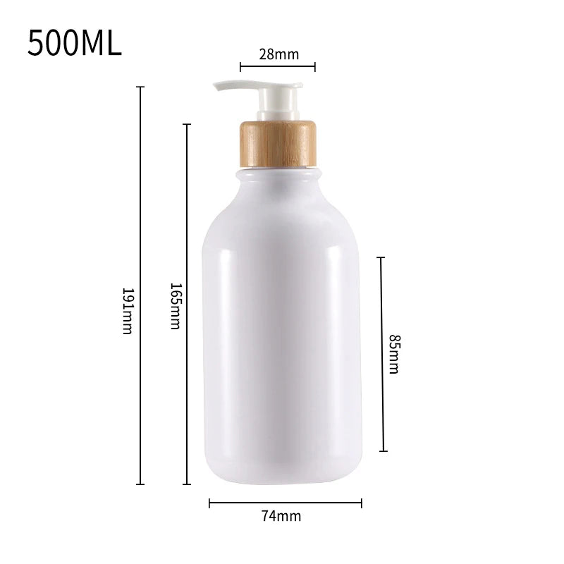 300/500ml Soap Dispenser for Bathroom Large Capacity Shower Shampoo Bottle Refillable Gel Bottle Lotion Liquid Storage Container