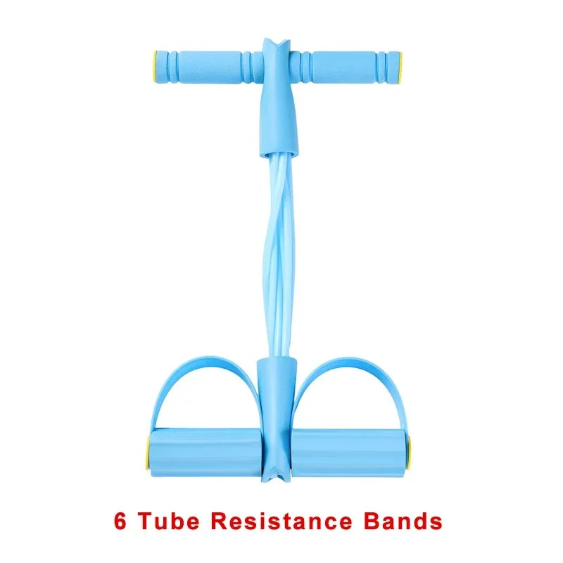 4-Level Resistance Band Tensioner with Non-Slip Handles - Home Fitness Equipment for Abdominal Muscle Training Yoga Abdominal