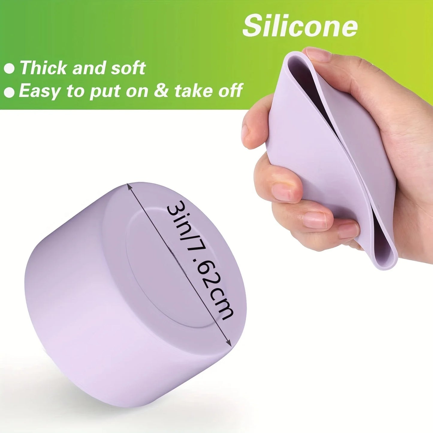 Tumbler Accessories Set for Stanley Cup 3Pcs Silicone Spill Proof Stopper 1Pcs Silicone Boot for 40oz & 30oz Tumbler 10 mm Straw