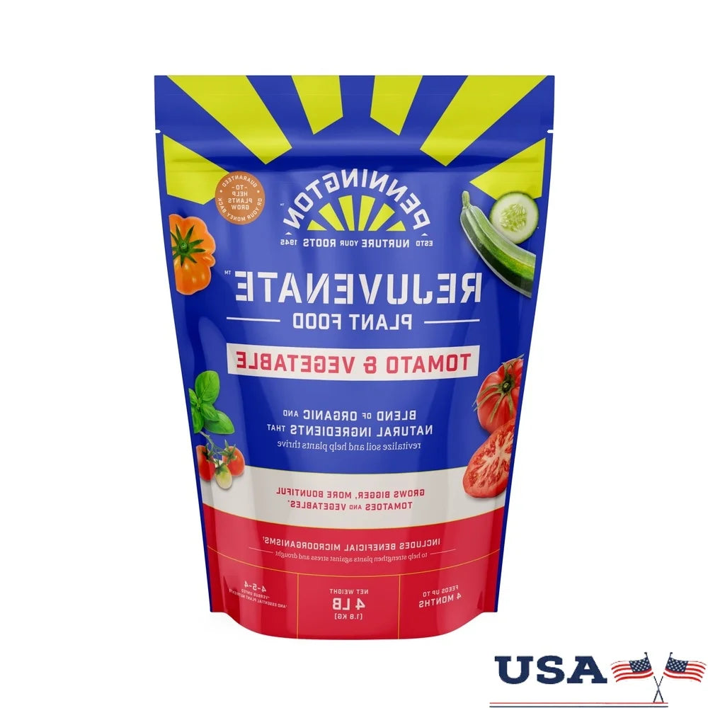 Organic Natural Tomato Vegetable Fertilizer 4lb Earthworm Castings Microorganisms Slow Release Plant Food Soil Enhancer Stress