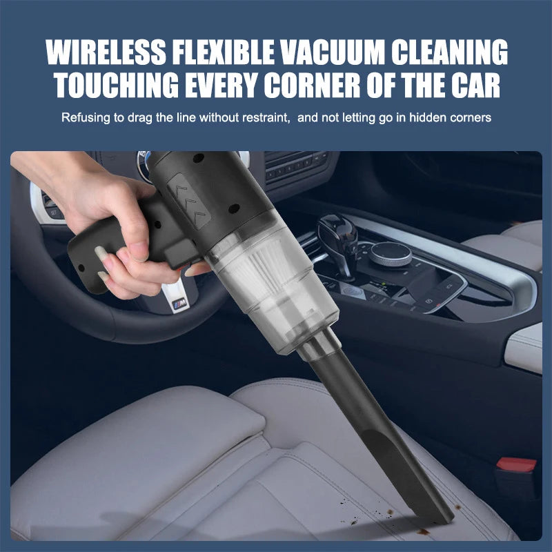 XIAOMI 2900000pa Car Wireless Vacuum Cleaner 120w 3-in-1 Portable Handheld For Home Rechargeable Auto Cordless Cleaner 2025