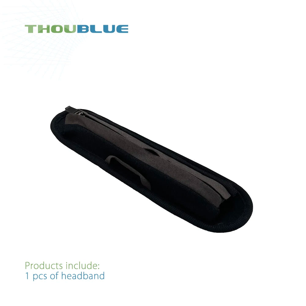 THOUBLUE Replacement Headphone Headband Zipper Cushion Cover For HyperX Cloud 1,2,Core,Alpha,Alpha S,Mix,Silver,Revolver S