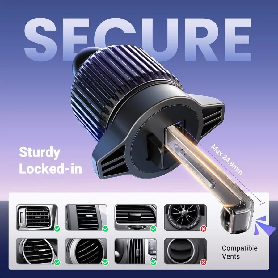 UGREEN Car Phone Mount for Magsafe Air Vent Car Mount Magnetic Phone Holder Compatible with iPhone 17 16 15 14 13 12 Pro Max St