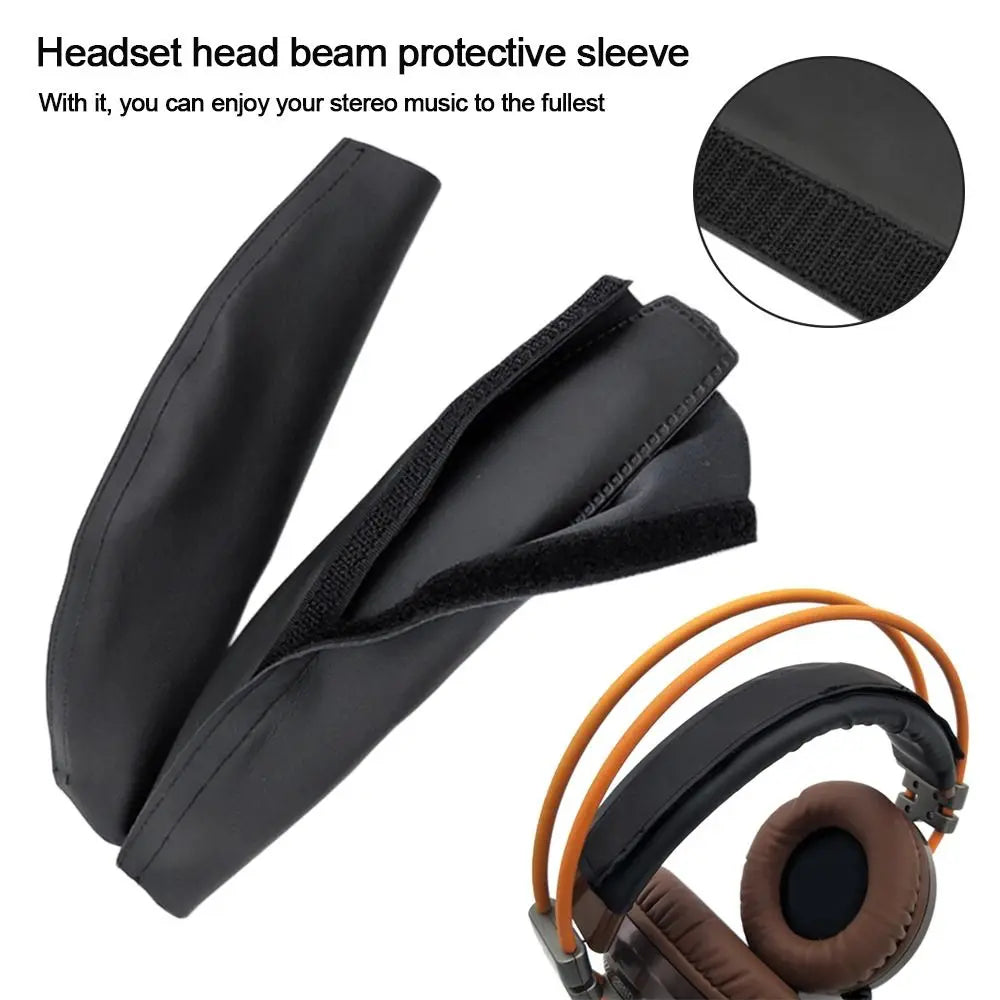 1PC Universal Comfortable Headphone Headband Pad Soft Replacement Headset Pads Premium PU Leather Head Beam Cover