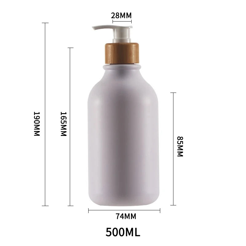 300/500ml Soap Dispenser for Bathroom Large Capacity Shower Shampoo Bottle Refillable Gel Bottle Lotion Liquid Storage Container