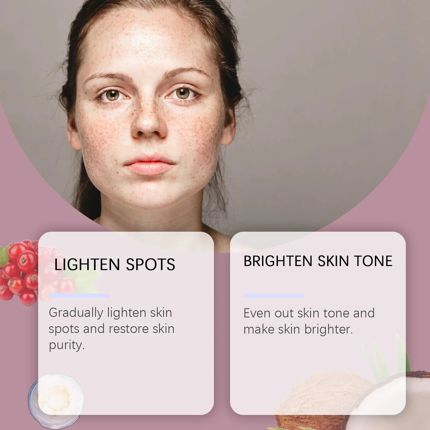 Spot Lightening Face Cream Niacinamide Whitening Cream Dimming Pigmentation Brightening Moisturize&Firm Skin Facial Care Product