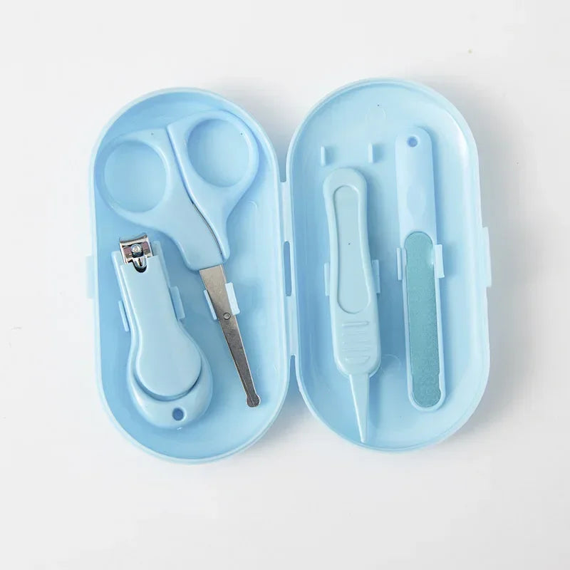 4pcs Nail Trimmer Baby NailsBaby Nail Clipper Set Children Kids Nail Cutter Scissors Files  Care Tools Baby Care Items