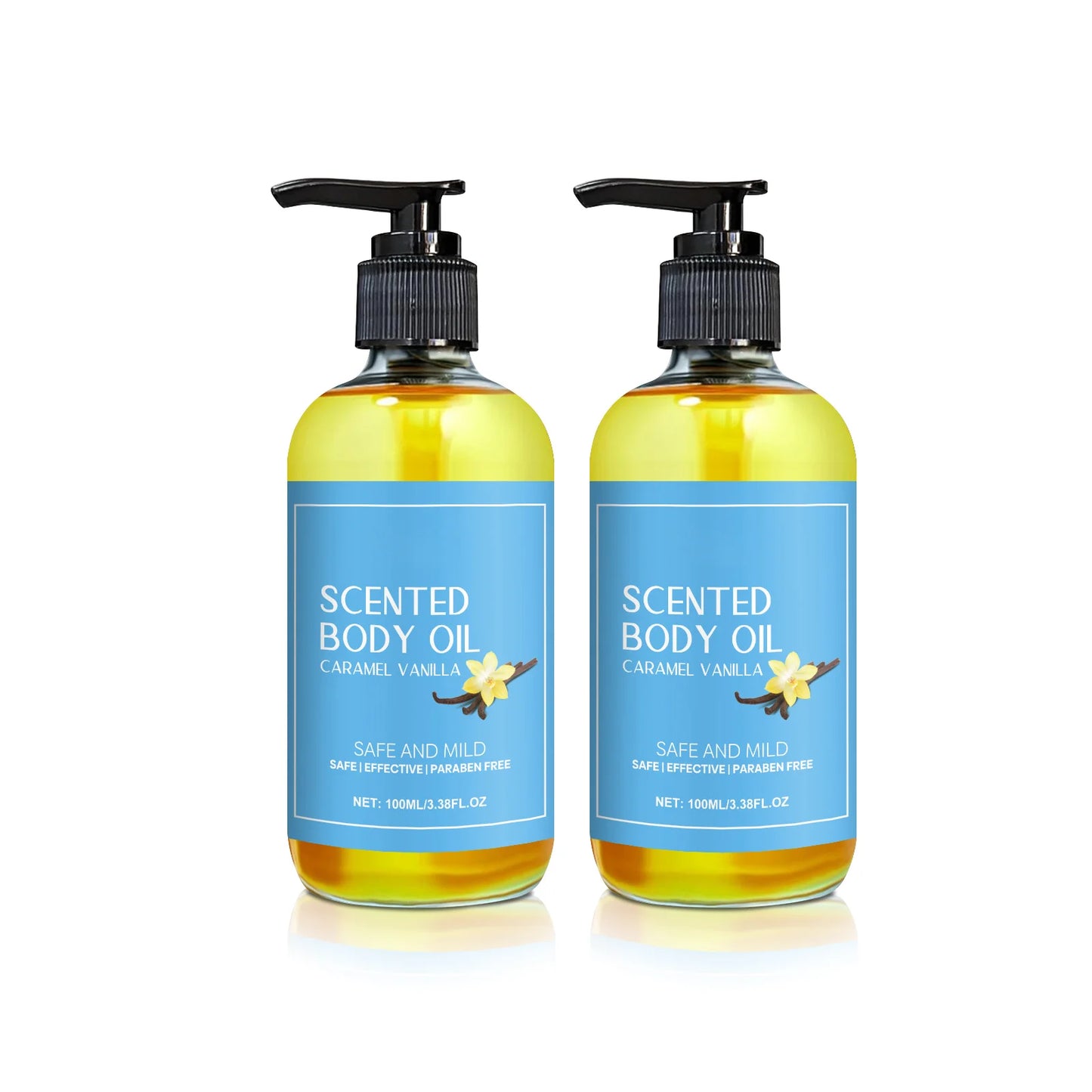 Vanilla Body Massage Oil Improve Moisturizing Relieve Stress Strengthen Essential Oils Nourishing Muscle Relaxing Body SPA Plant