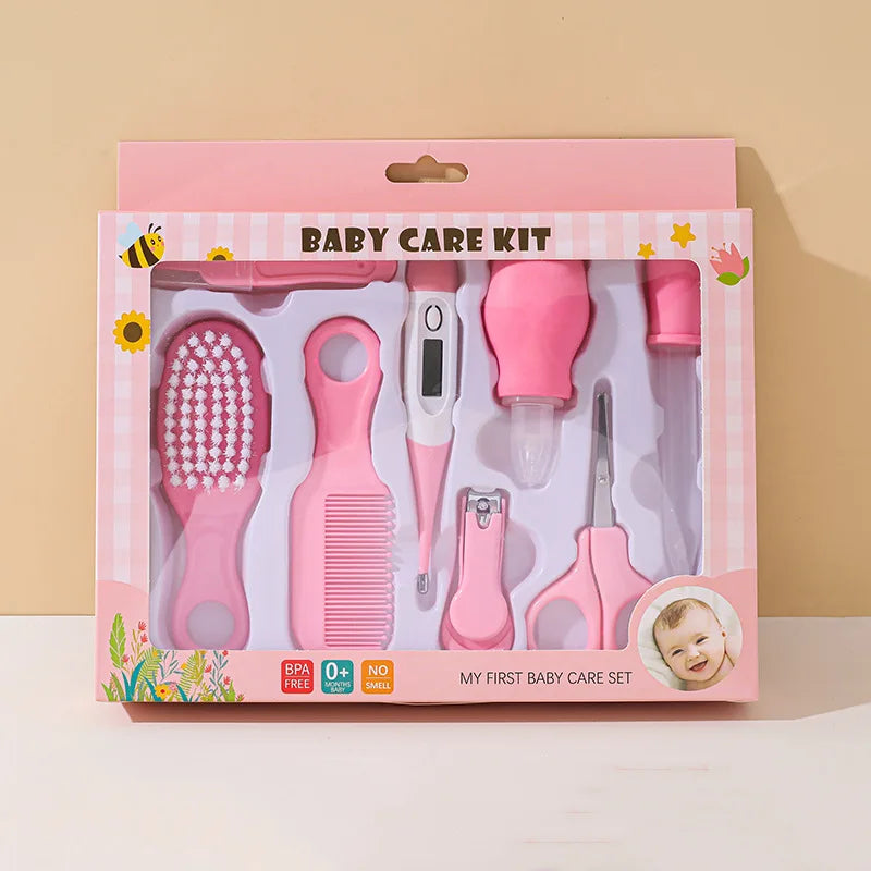 4/8pcs Newborn Baby Nail Scissor Baby Nail Care Tool Kid Safe Portable Nail Clipper Trimmer Tweezer with Box